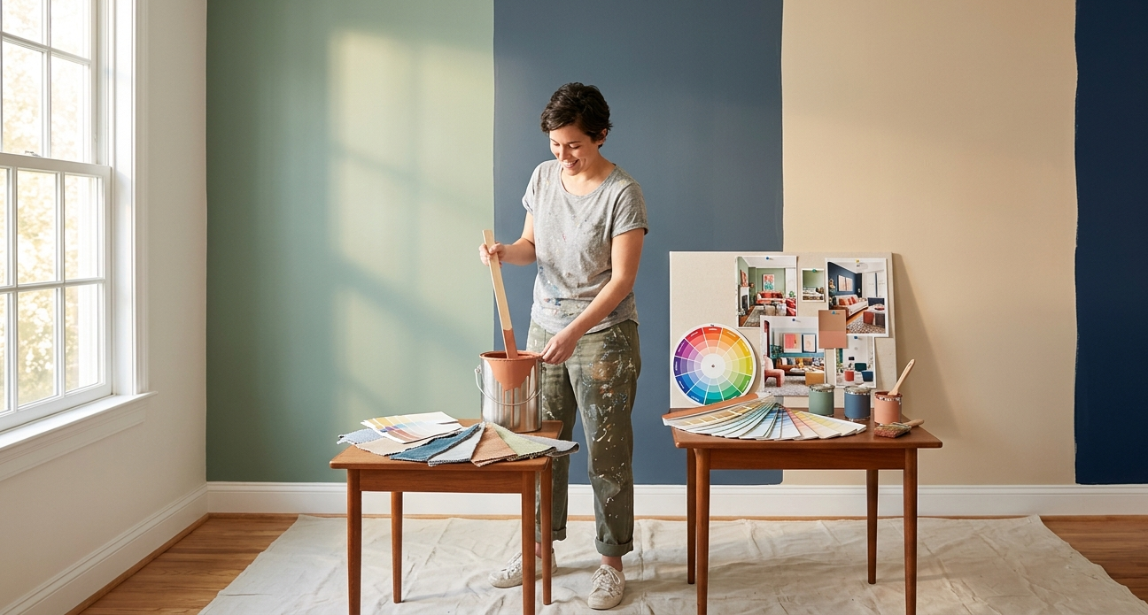 Choisir une couleur de peinture pour votre intérieur