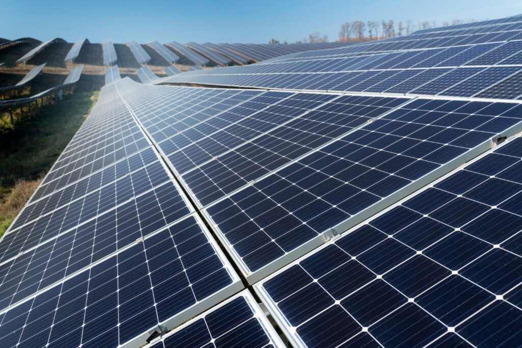 panneau solaire et parking