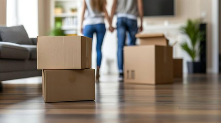 Déménagement couple