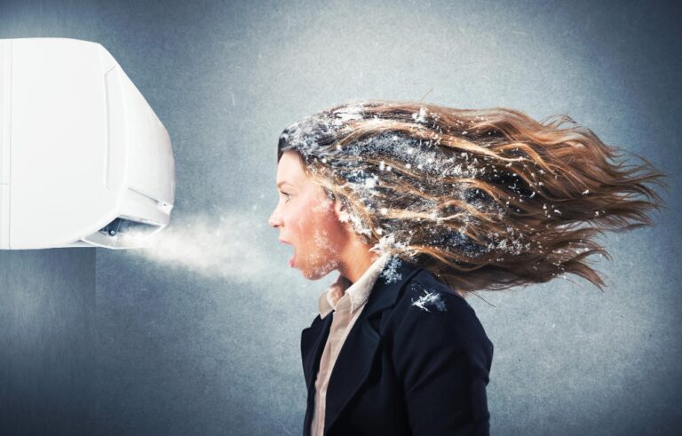 Climatiseur qui coule