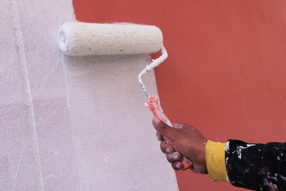 peinture anti odeur d'un mur