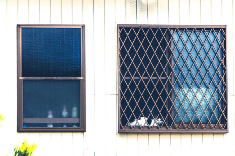 belle grille de défense amovible pour fenêtre