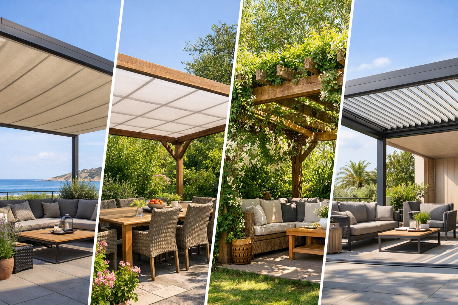 Que mettre sur le toit d’une pergola ?