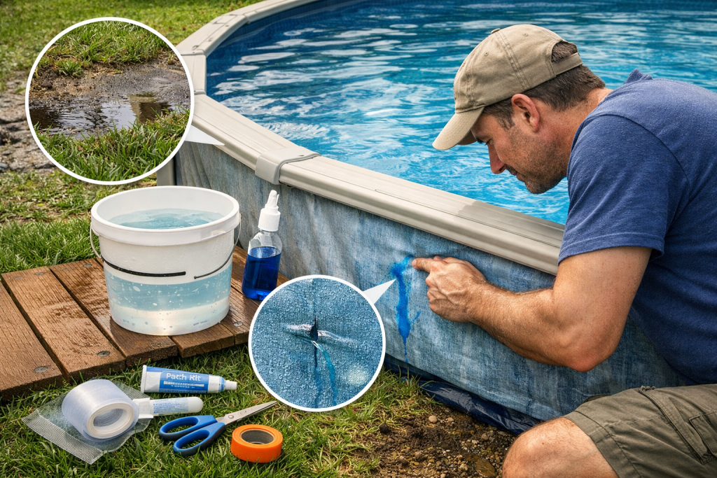 Comment trouver fuite piscine hors sol ?