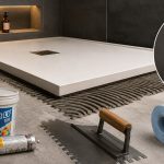 coller receveur de douche en résine