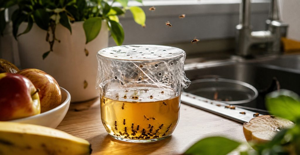 piège à moucherons vinaigre blanc