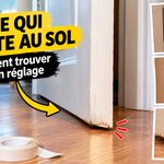 Porte qui frotte au sol solutions