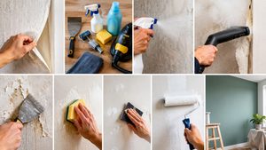 décoller du papier peint intissé